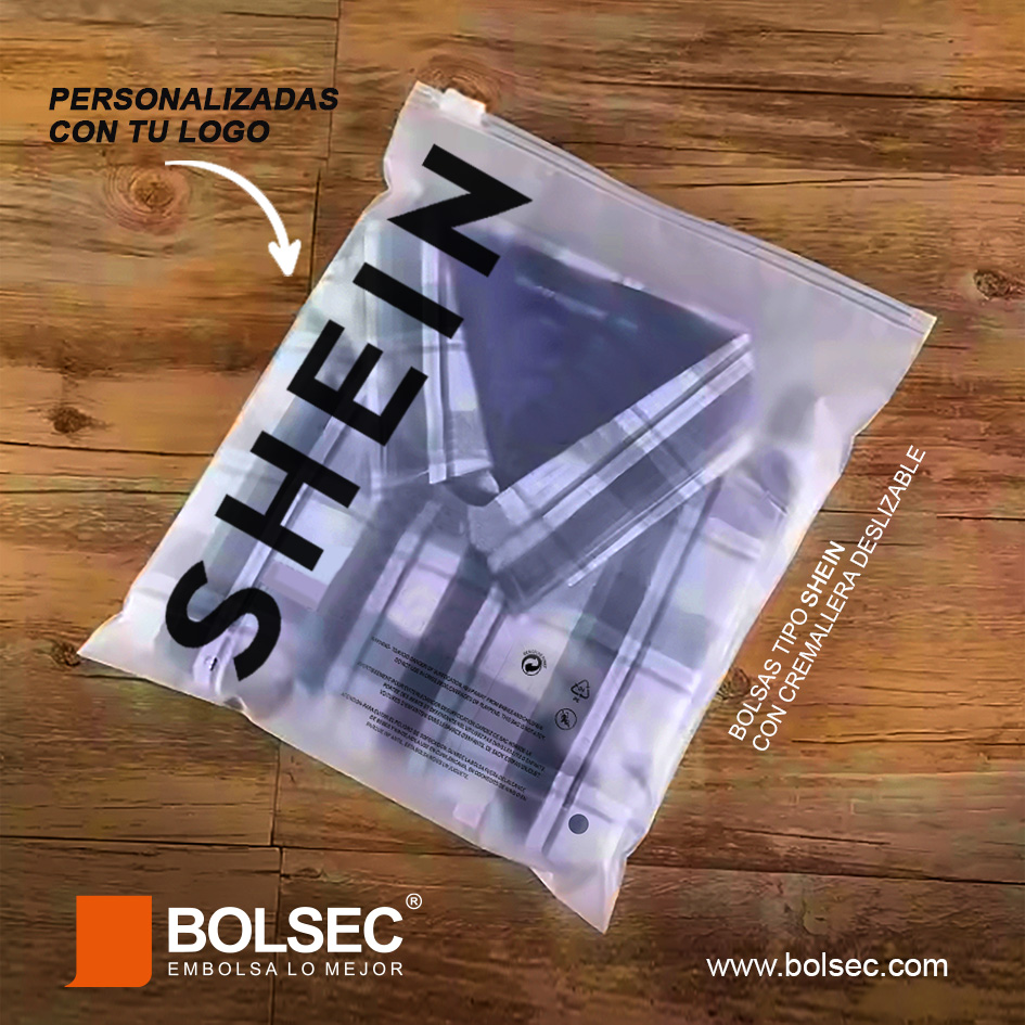 bolsas Esmeriladas tipo shein personalizadas con tu logo en méxico